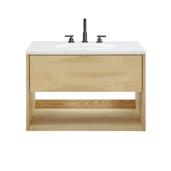 Redbridge 30" WallMounted Single Bathroom Vanity Set & Reviews Joss